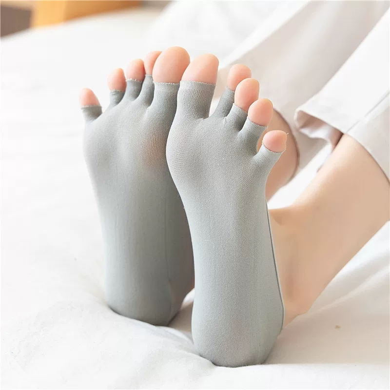 Women’s five-toe socks, thin boat socks, shallow cut, summer ultra-thin split toe socks, summer stockings, five-toe invisible socks