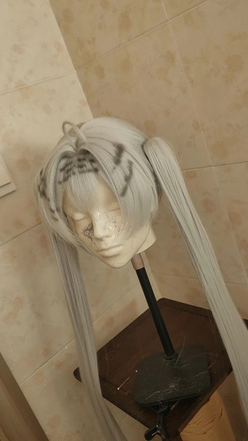 Commissioned Wig White Tiger Loli Girl